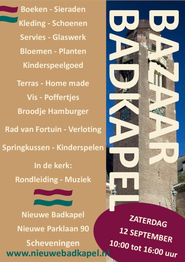 12 september 2026 - Bazaar & Open Monumentendag